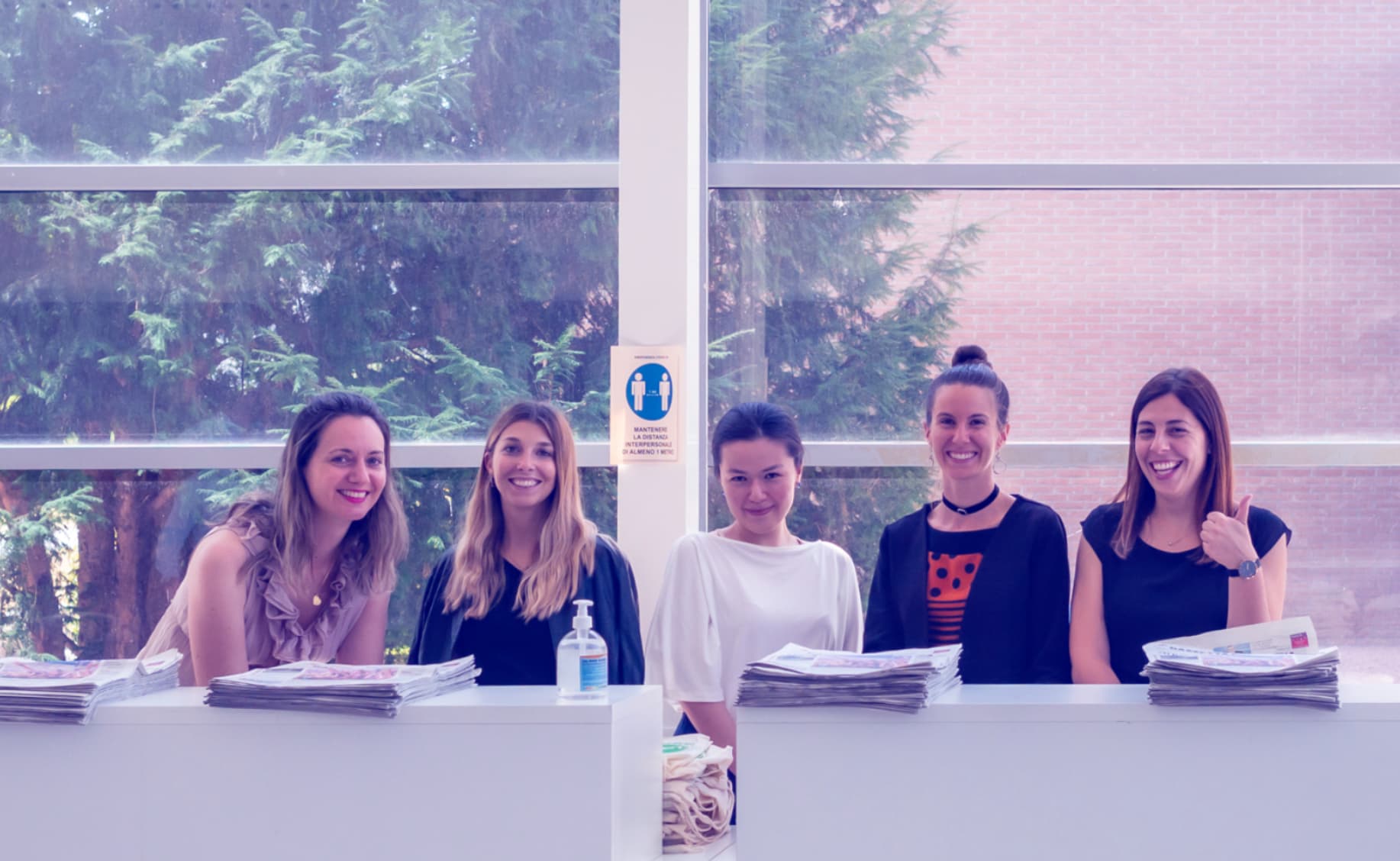 La squadra commerciale di BizBuddy ad un evento per le imprese